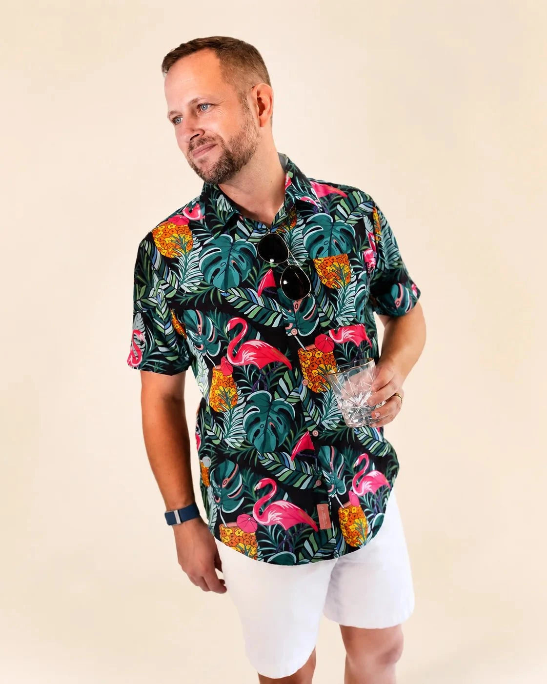 The Baha Palm Button Up: mens button up | Palmr Style