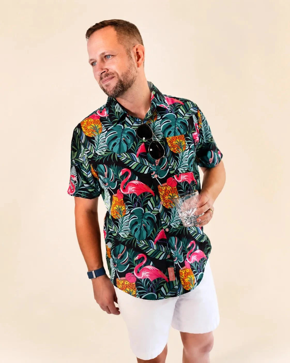 The Baha Palm Button Up: mens button up | Palmr Style