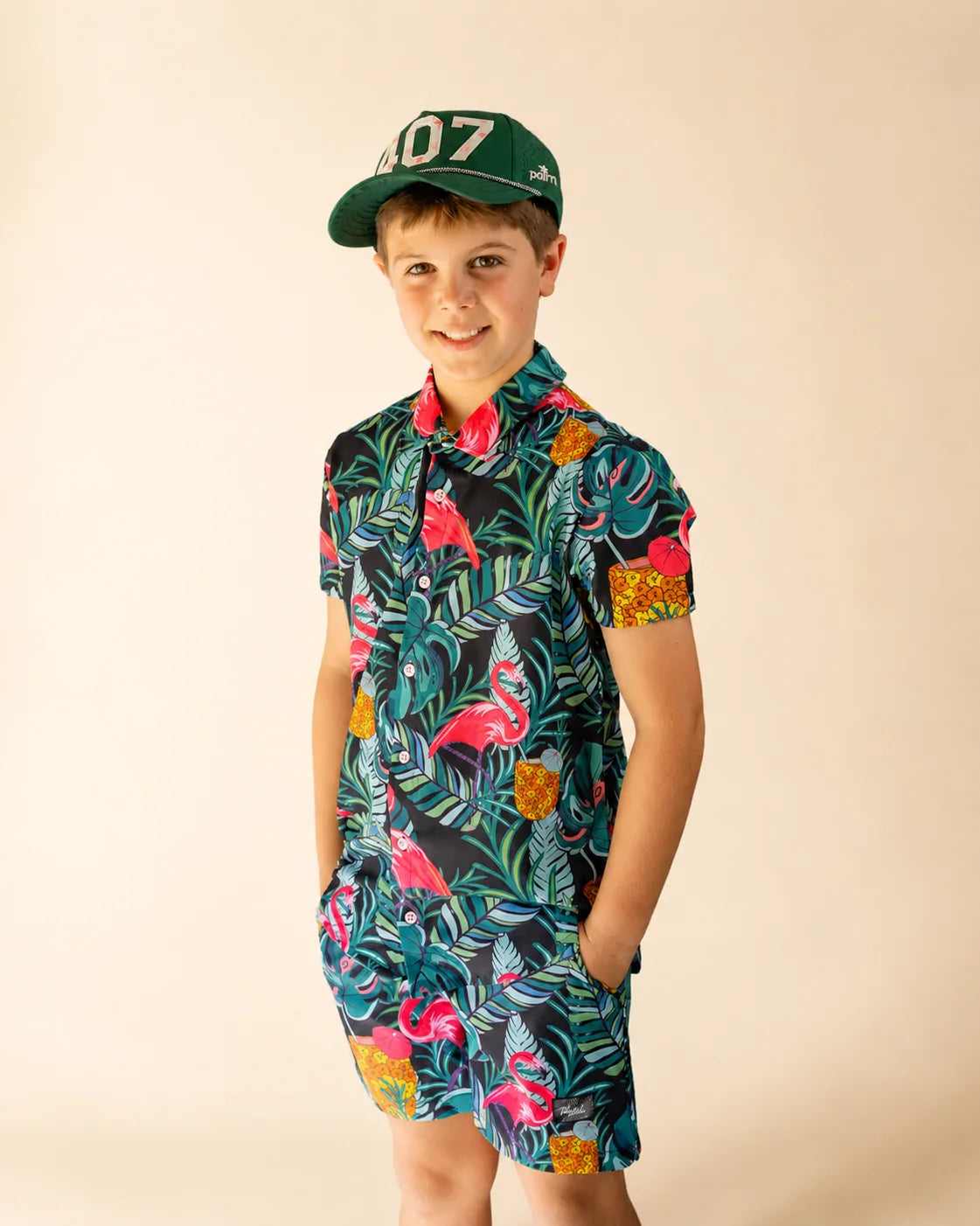 The Baha Palm Kids Button Up: kids button up | Palmr Style