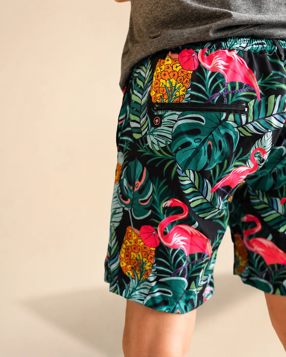 The Baha Palm Hybrid Swim Shorts — view 3 | Palmr Style