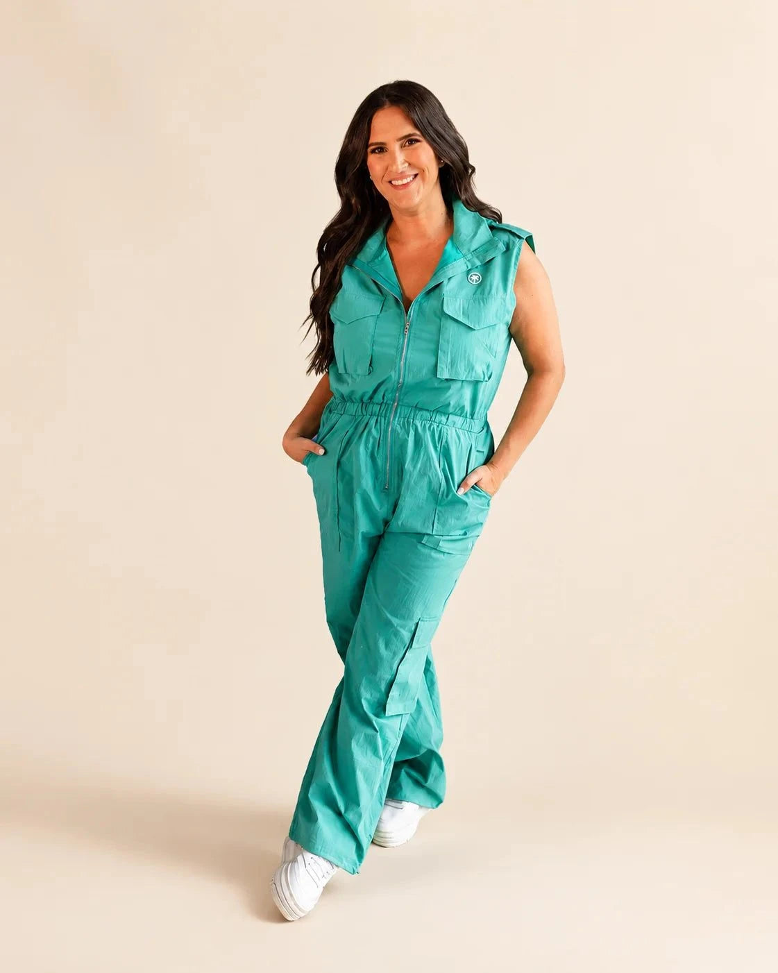 The Caddie Green Jumpsuit: jumpsuits | Palmr Style