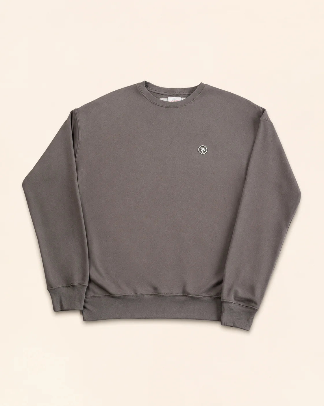 The Cloud Embrace Crewneck Sweatshirt - Charcoal — view 2 | Palmr Style