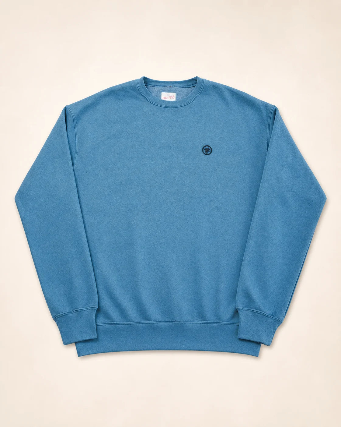 The Cloud Embrace Crewneck Sweatshirt - Deep Teal — view 4 | Palmr Style