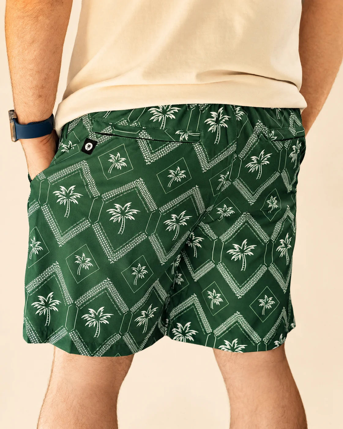 The Club Palm Hybrid Swim Shorts — view 5 | Palmr Style