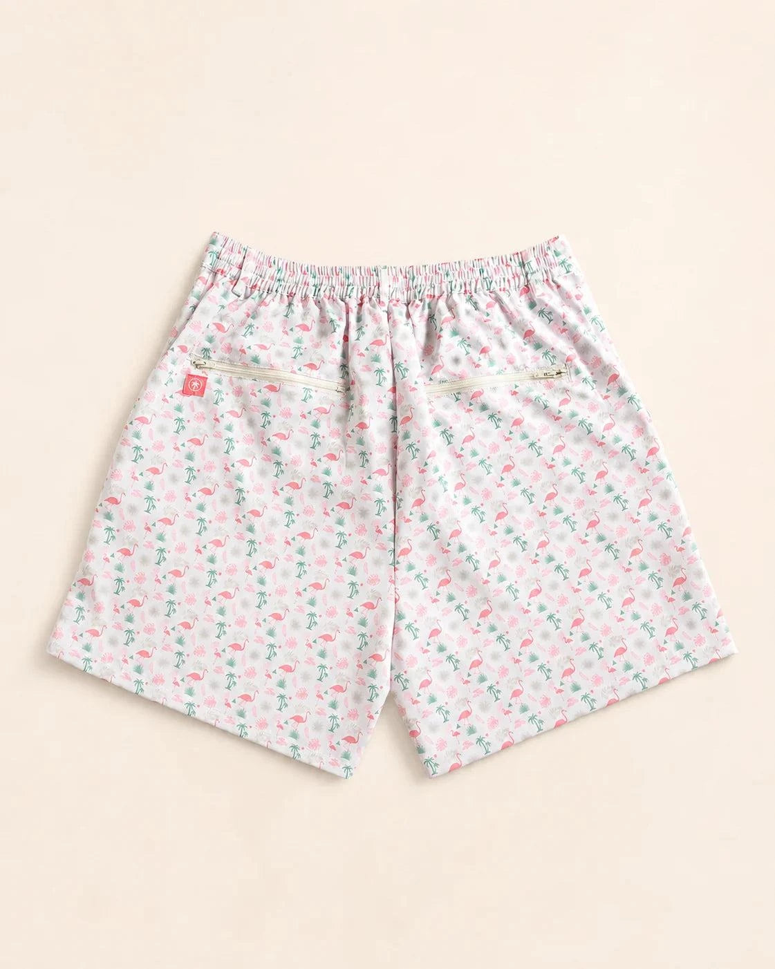 The Flamingo Sunrise Hybrid Swim Shorts — view 7 | Palmr Style