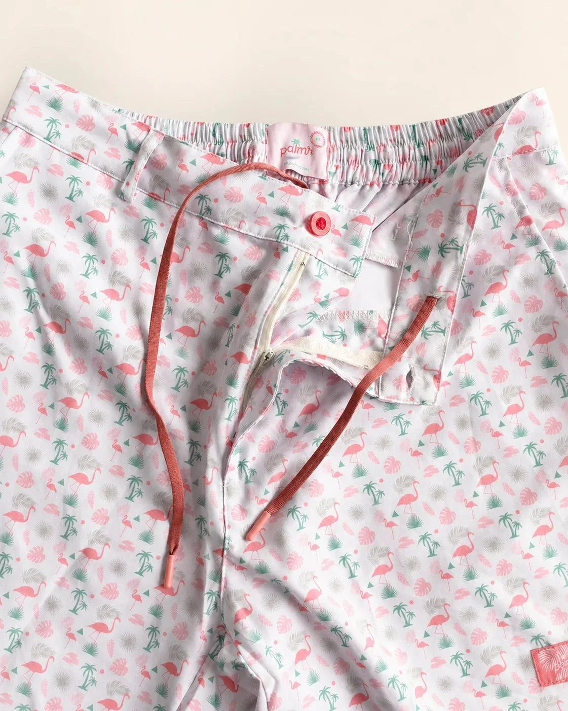 The Flamingo Sunrise Hybrid Swim Shorts — view 8 | Palmr Style