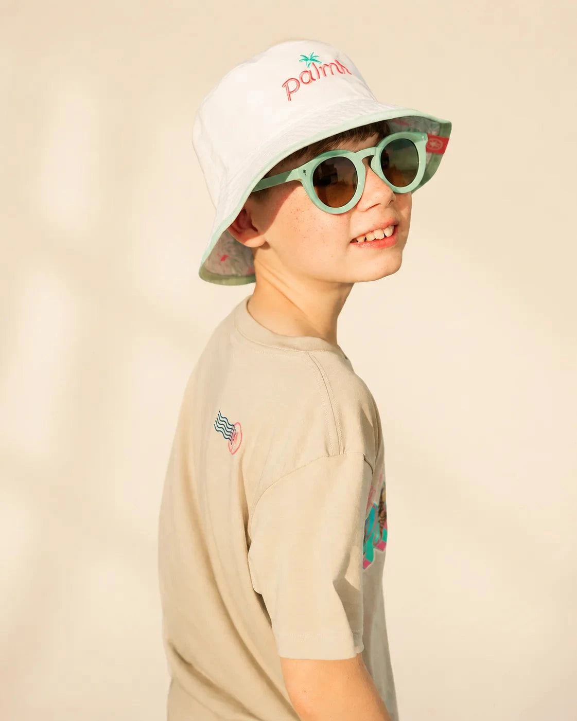 Greetings From Palmr Kids Tee — view 6 | Palmr Style