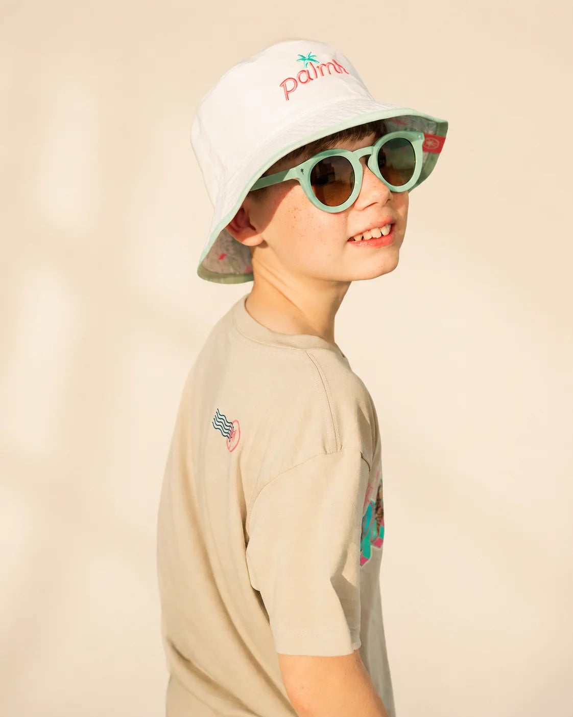 Greetings From Palmr Kids Tee — view 6 | Palmr Style