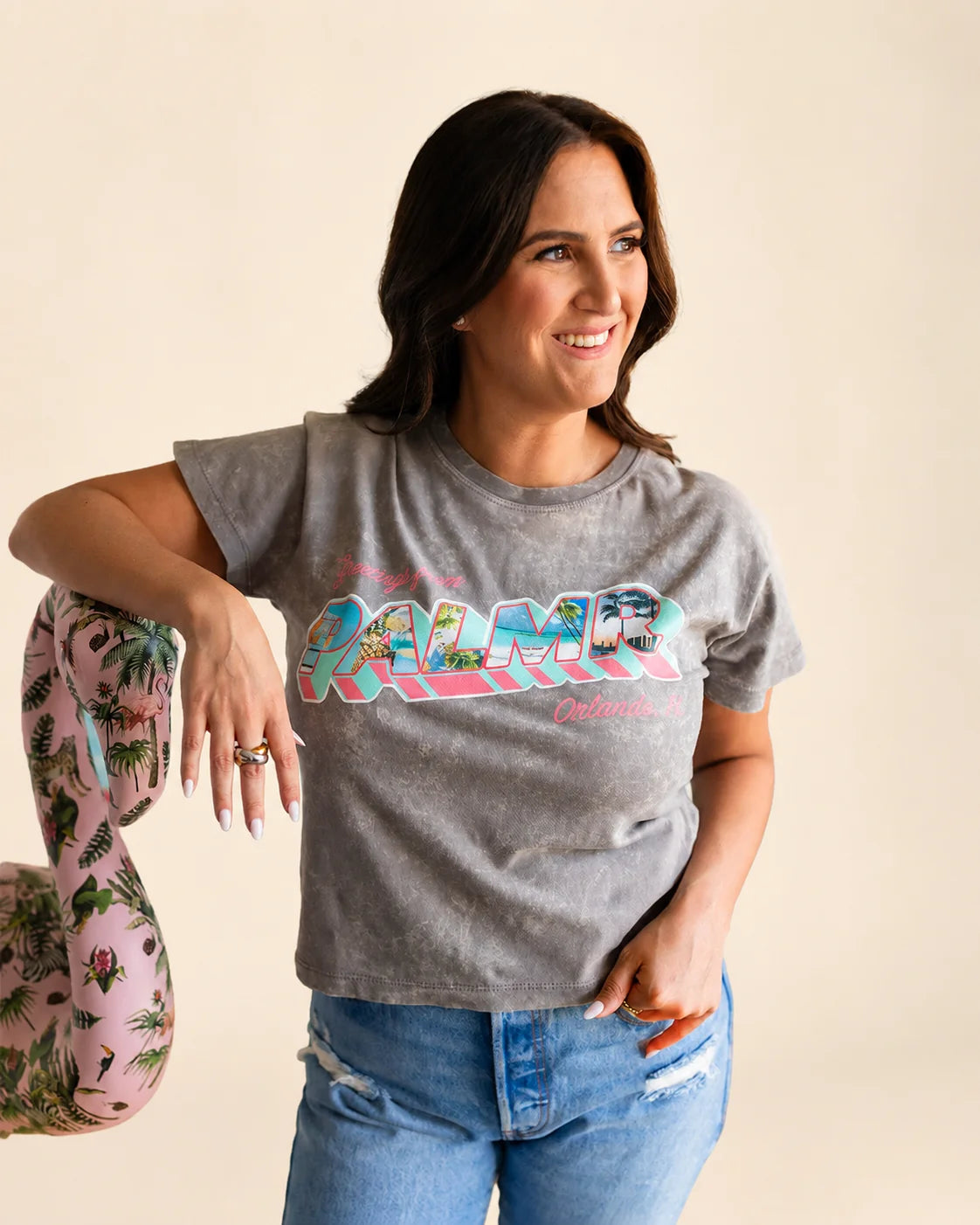 Greetings from Palmr - Women's Tee — view 5 | Palmr Style