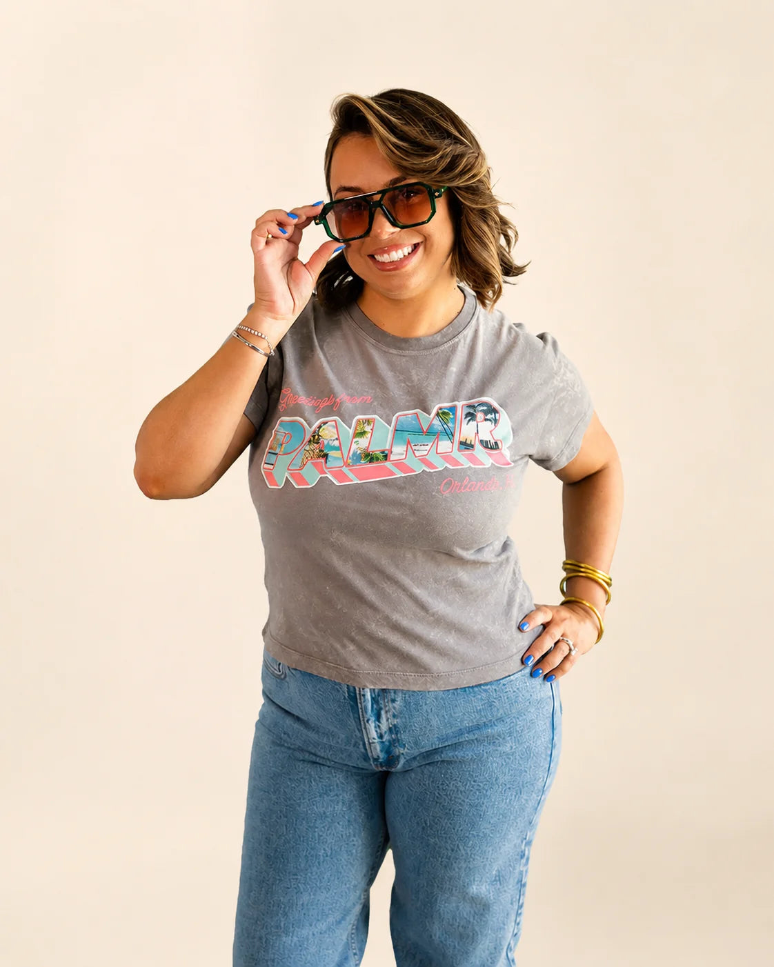 Greetings from Palmr - Women's Tee — view 2 | Palmr Style