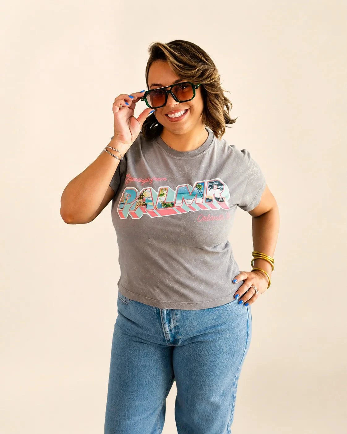Greetings from Palmr - Women's Tee — view 2 | Palmr Style