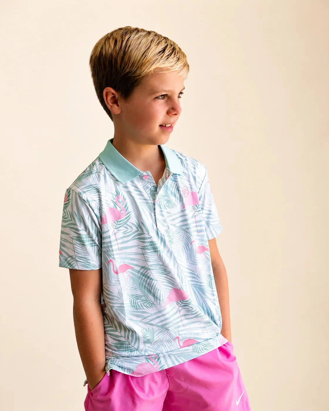 The Island Breeze Kids Polo — view 4 | Palmr Style