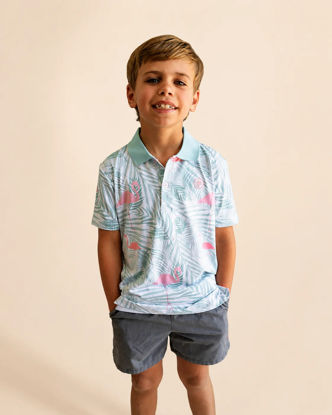 The Island Breeze Kids Polo — view 5 | Palmr Style