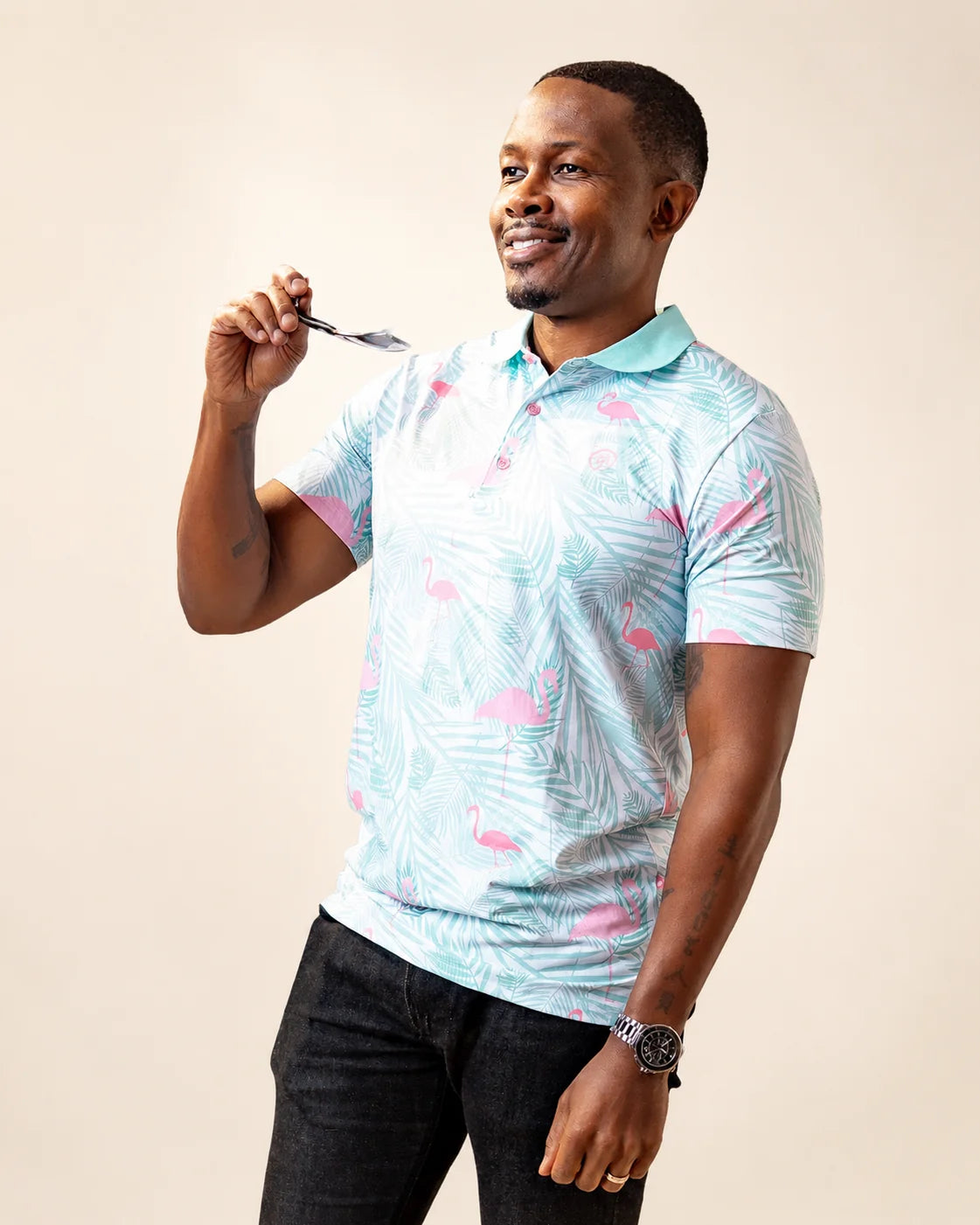 The Island Breeze Polo — view 3 | Palmr Style