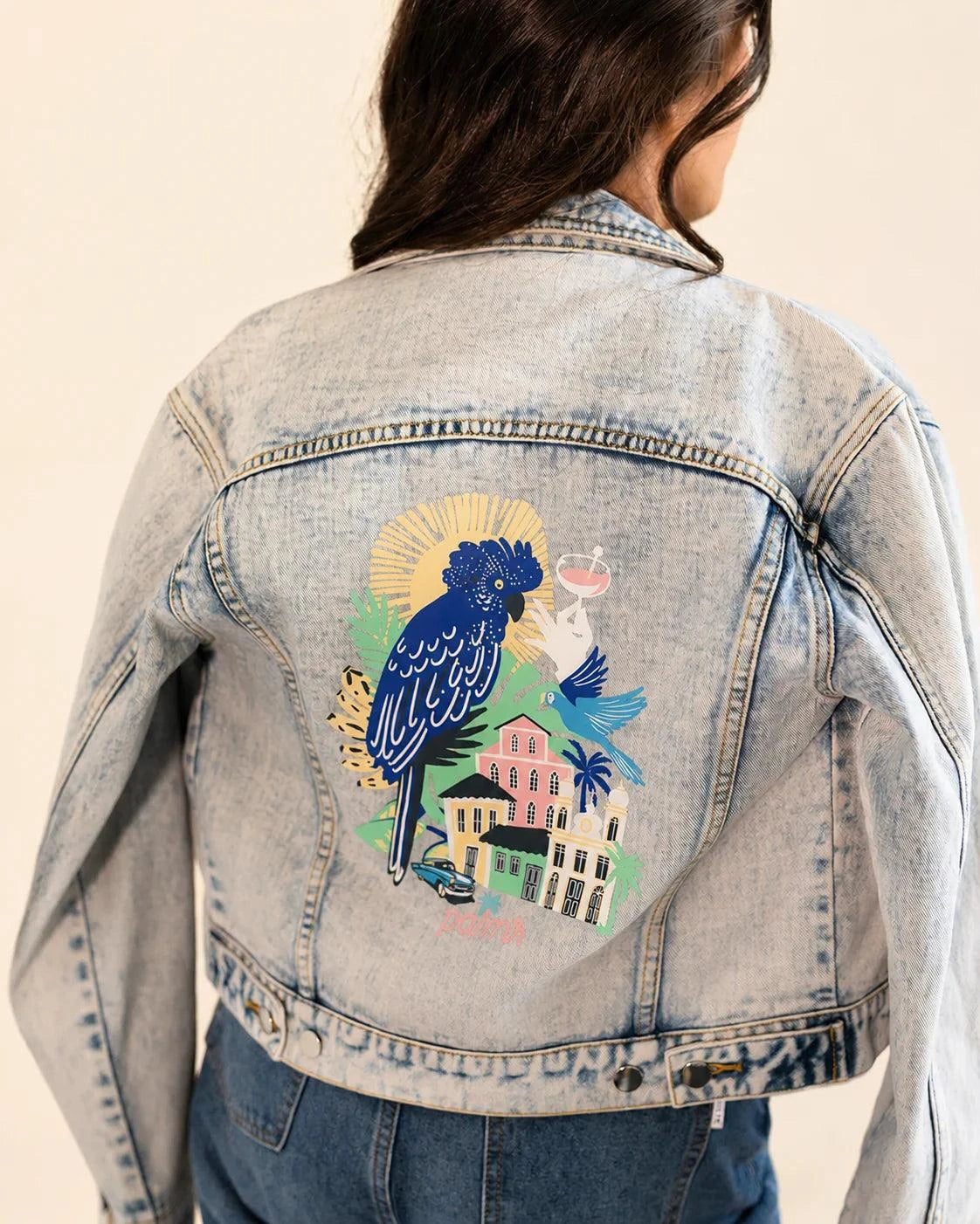 The Marta Denim Jacket — view 3 | Palmr Style