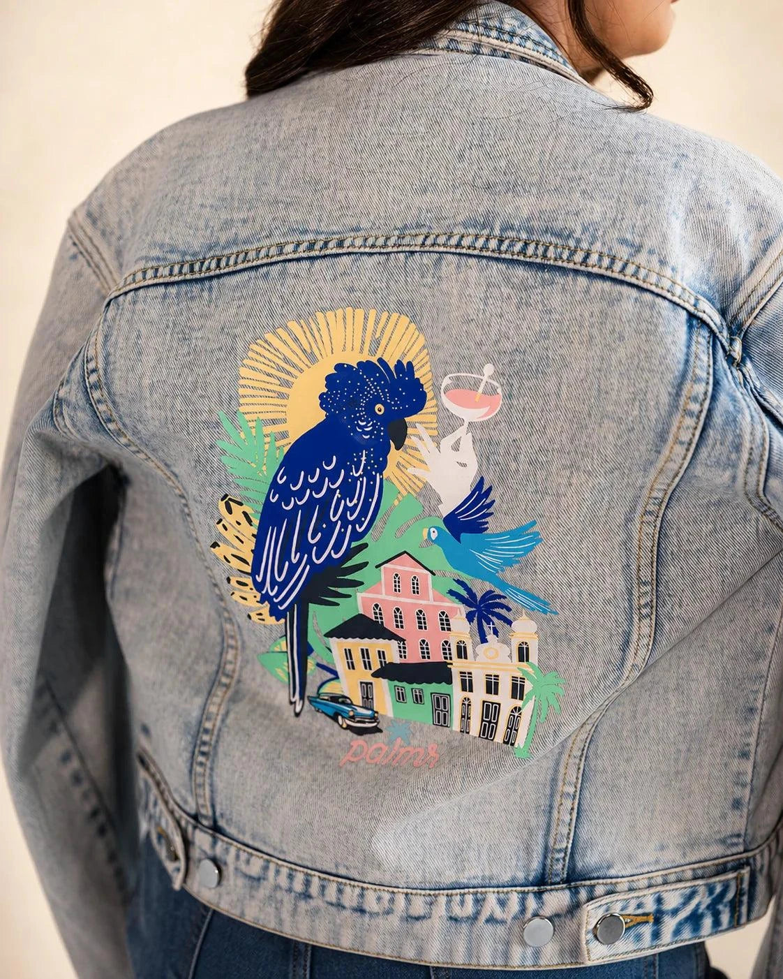 The Marta Denim Jacket — view 4 | Palmr Style