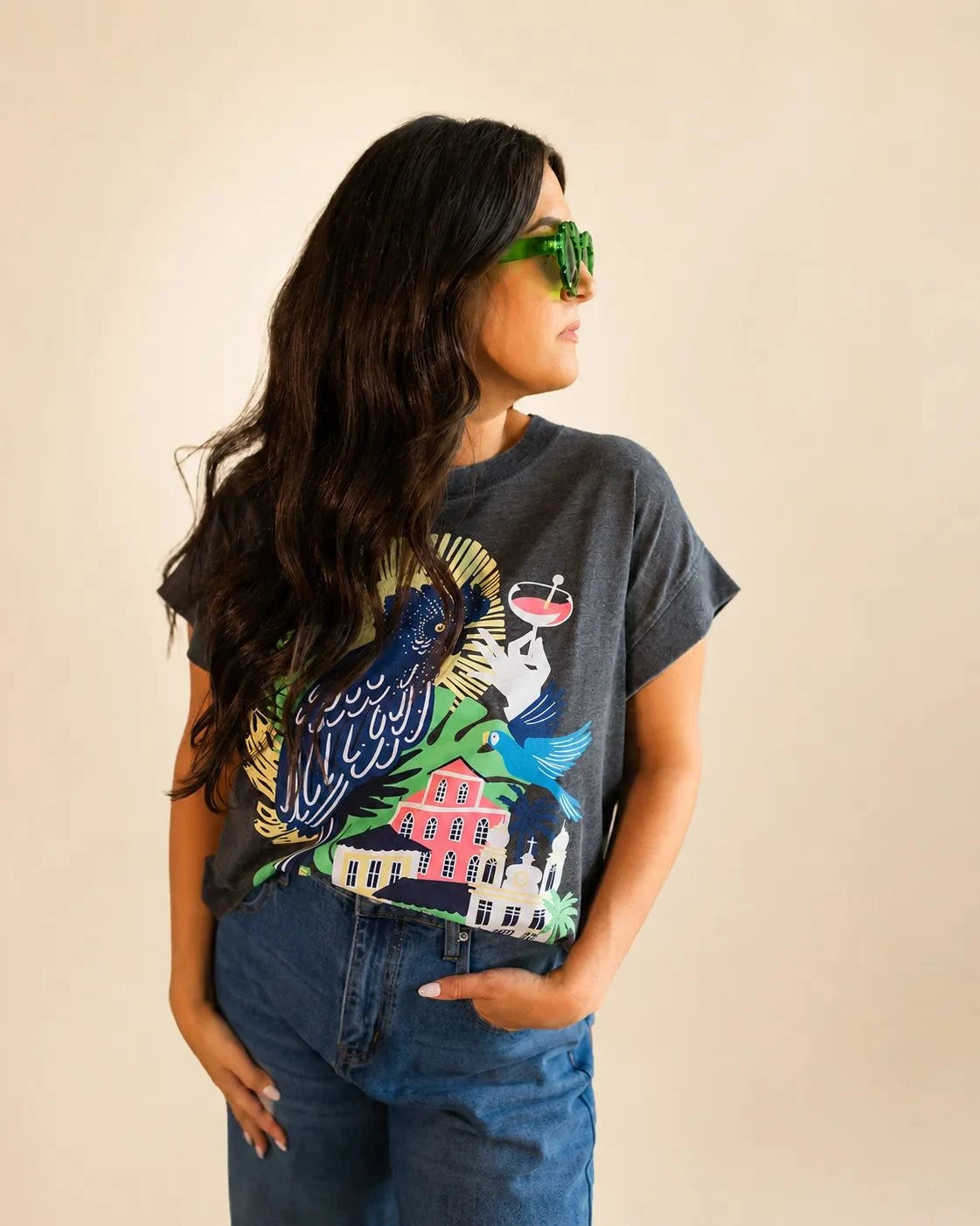 The Marta Oversized Tee: women's shirts | Palmr Style