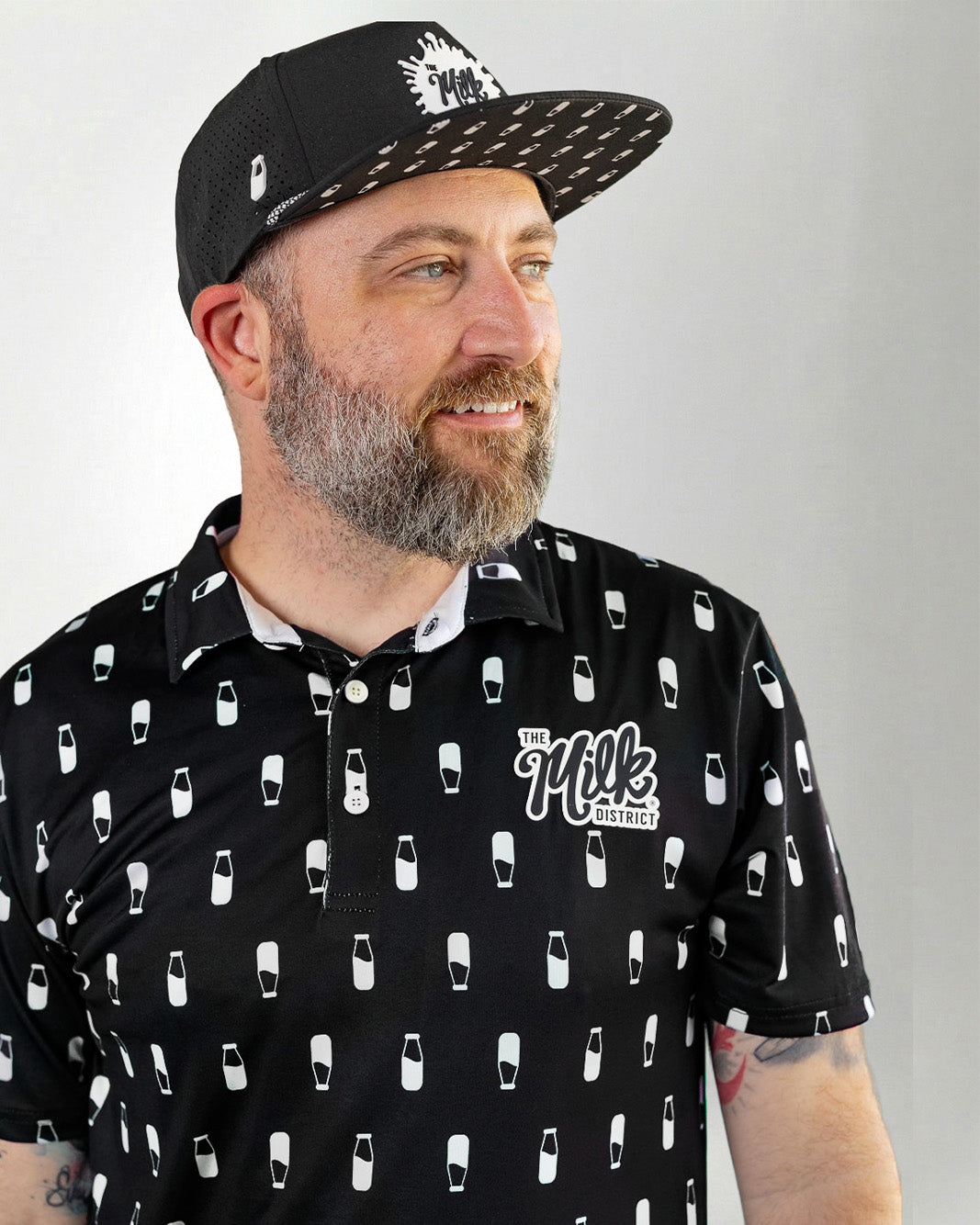 Palmr Style Milk District Orlando Polo Black Bottle