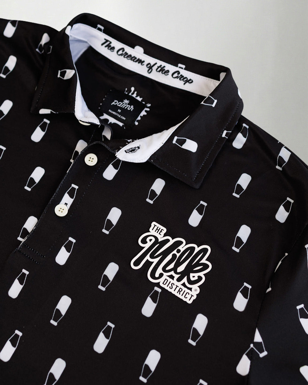 Palmr Style Milk District Orlando Polo Black Bottle