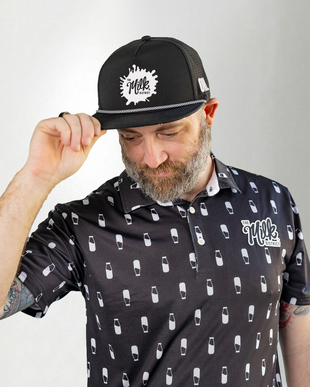 Palmr Style Milk District Orlando Polo Black Bottle