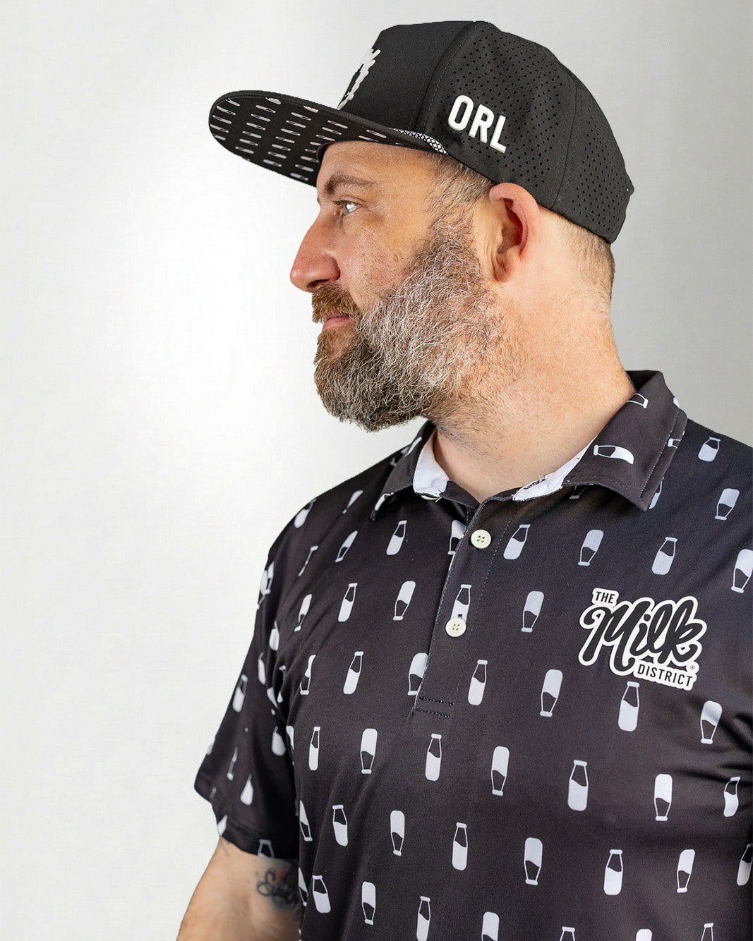 Palmr Style Milk District Orlando Polo Black Bottle