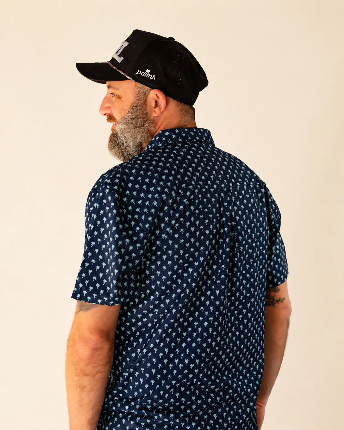 The Indigo Palm Button Up — view 5 | Palmr Style