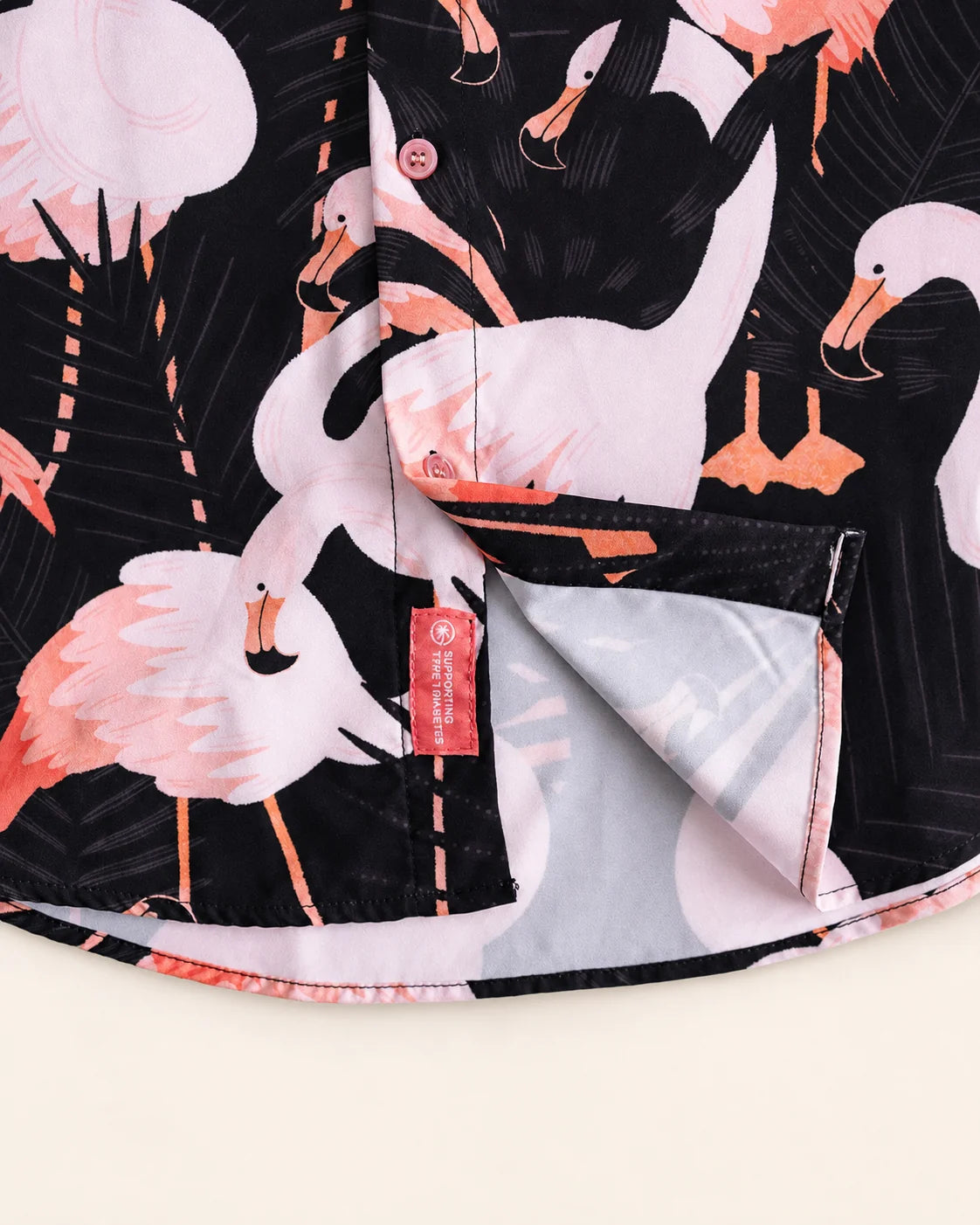 The Night Flamingo Button Up — view 9 | Palmr Style