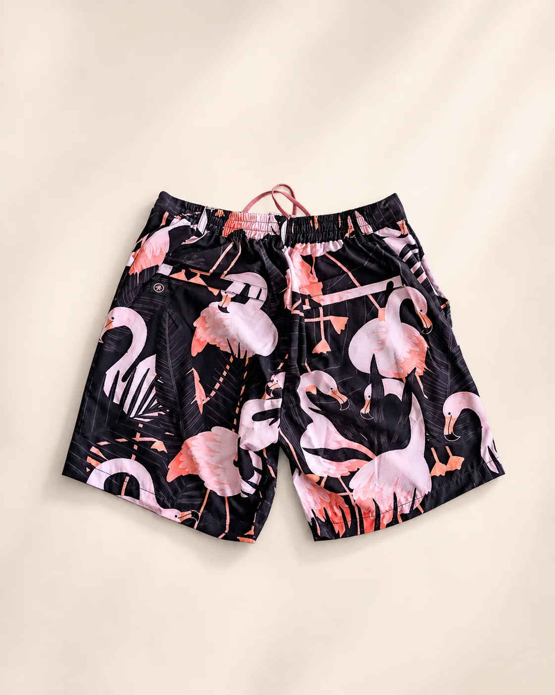 The Night Flamingo Hybrid Swim Shorts — view 5 | Palmr Style