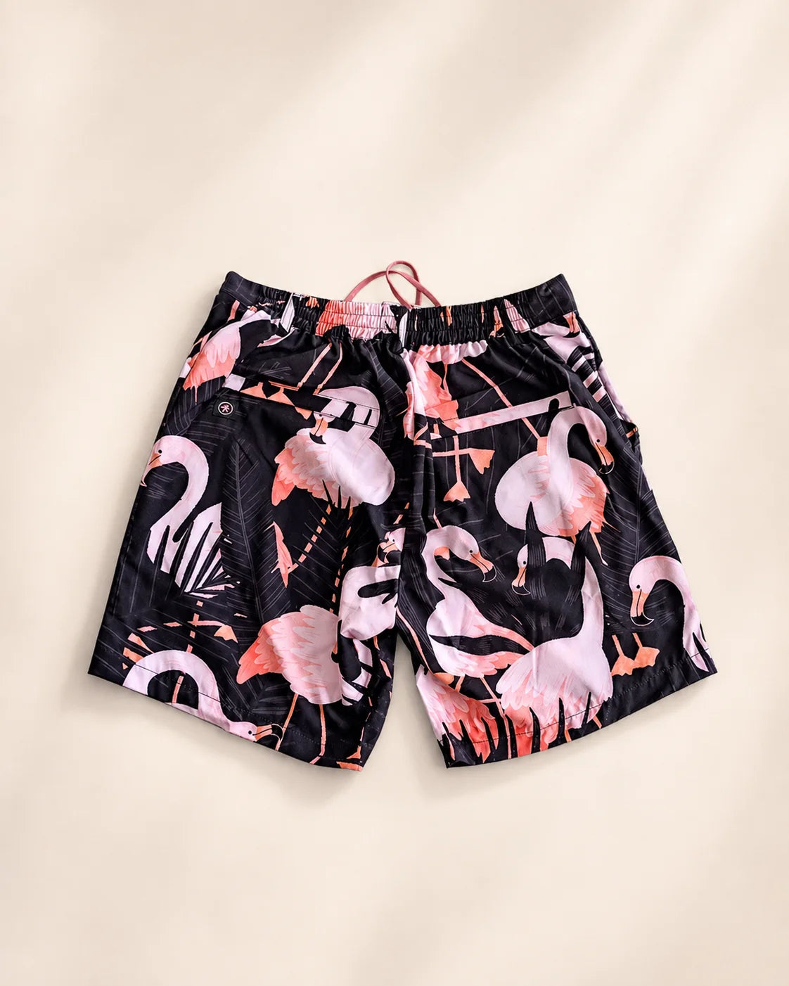 The Night Flamingo Hybrid Swim Shorts — view 5 | Palmr Style