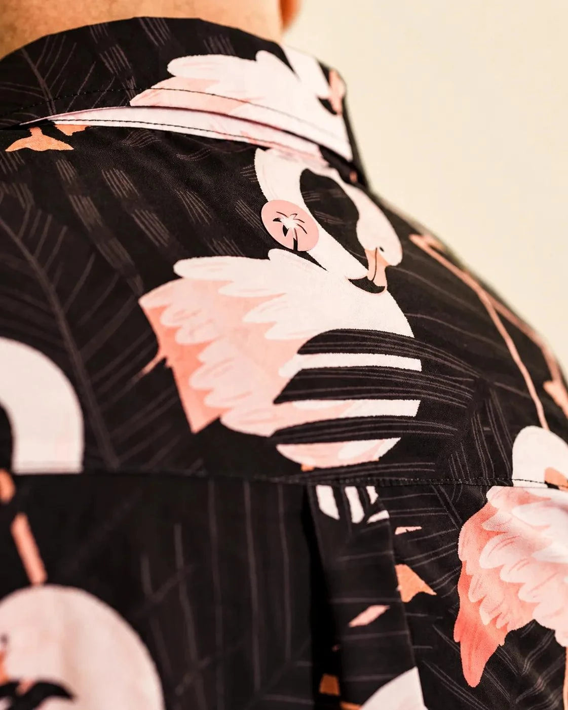 The Night Flamingo Button Up — view 10 | Palmr Style