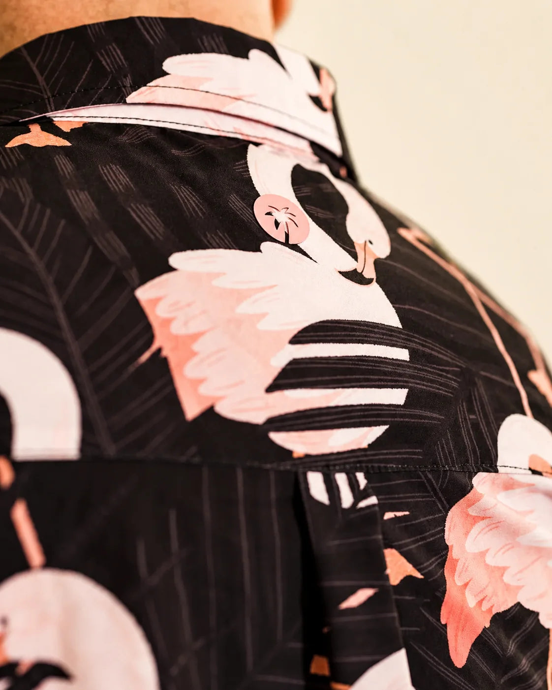 The Night Flamingo Button Up — view 10 | Palmr Style