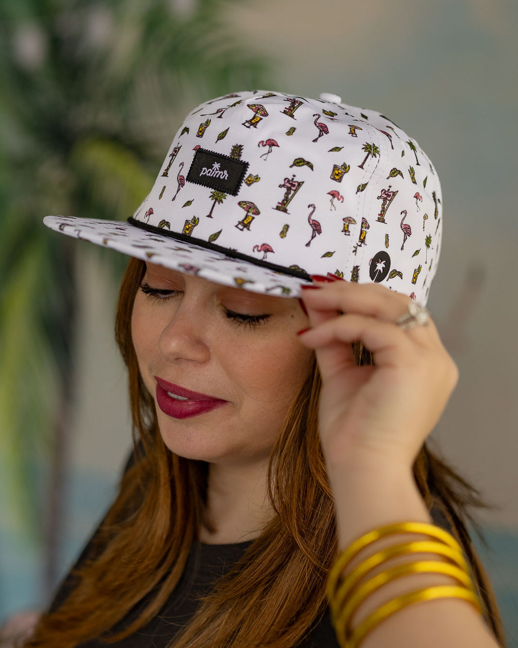 Palmr Style Bay Rope hat kids boyspalm tree snapback resort wear selfcare