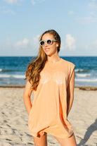 Palmr Style Beachcomber coverup shells Coral