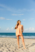 Palmr Style Beachcomber coverup shells Coral