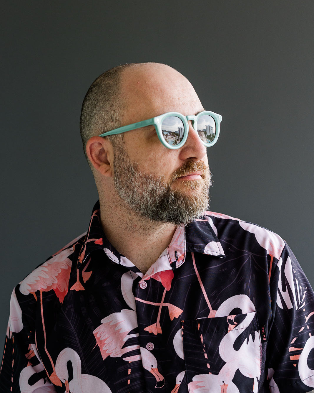 Palmr Style Beachcomber keyhole green sunglasses Resort Wear Selfcare T1D