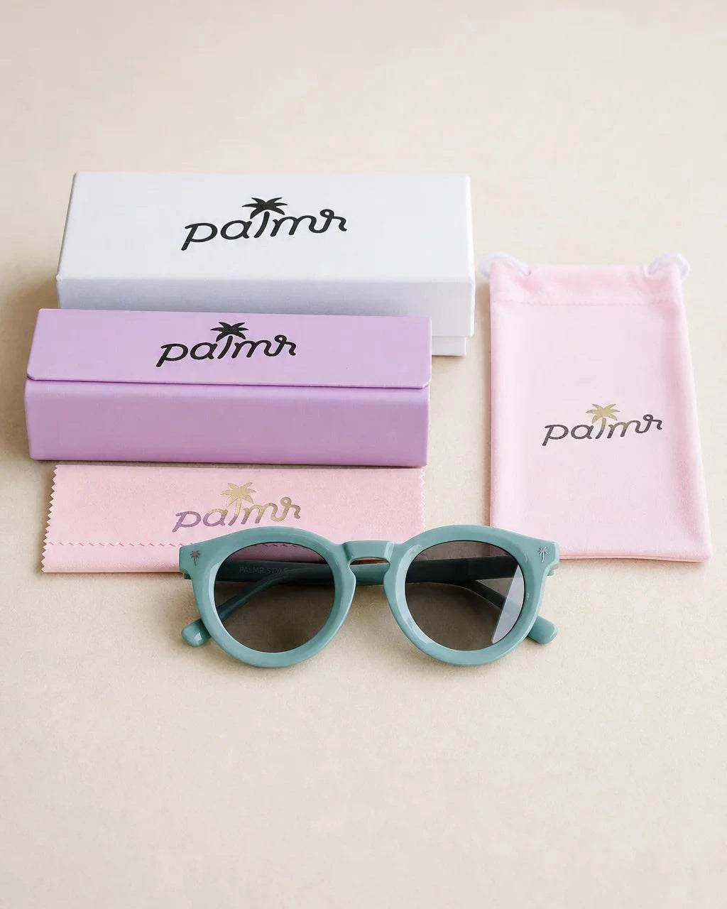 The Beachcomber Keyhole Sunglasses (Green) — view 4 | Palmr Style
