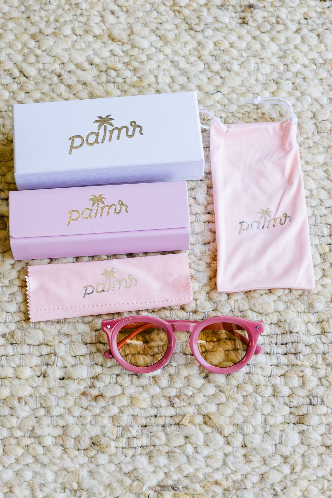 Palmr Style Beachcomber keyhole pink sunglasses Resort Wear Selfcare T1D