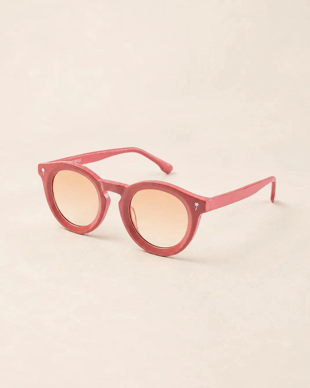 The Beachcomber Keyhole Sunglasses (Pink): sunglasses | Palmr Style