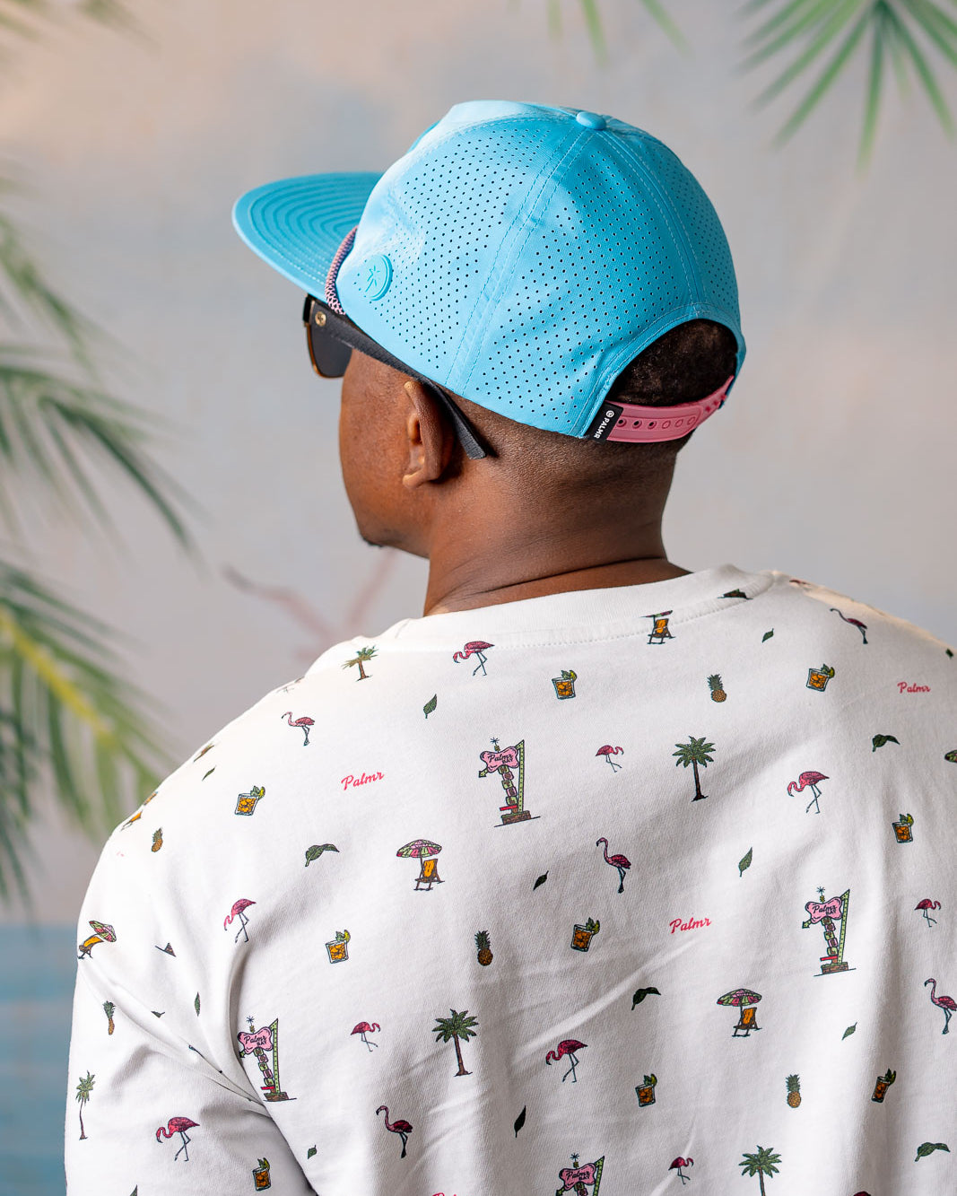 Palmr Style Blue Crush Rope hat kids palm tree snapback resort wear selfcare