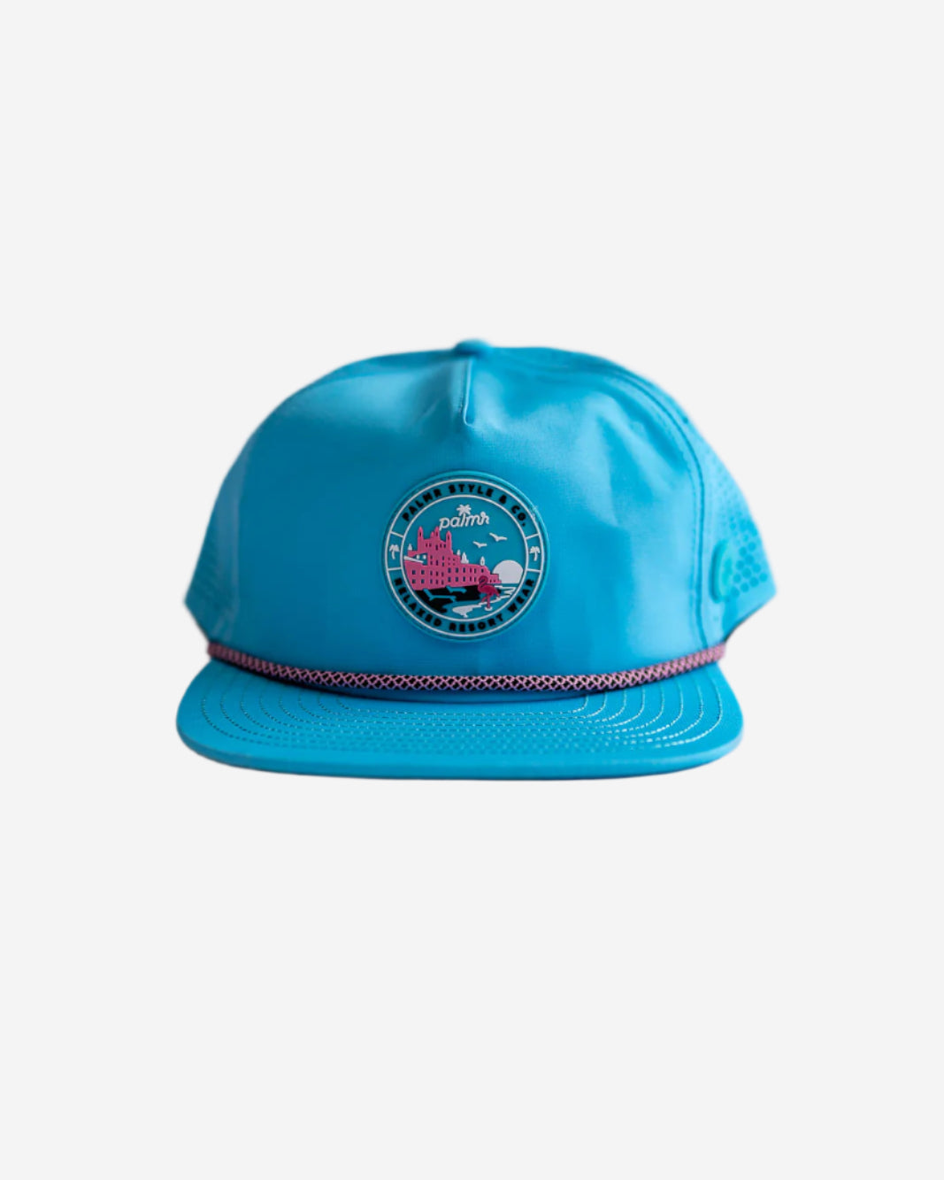 Palmr Style Blue Crush Rope hat kids palm tree snapback resort wear selfcare