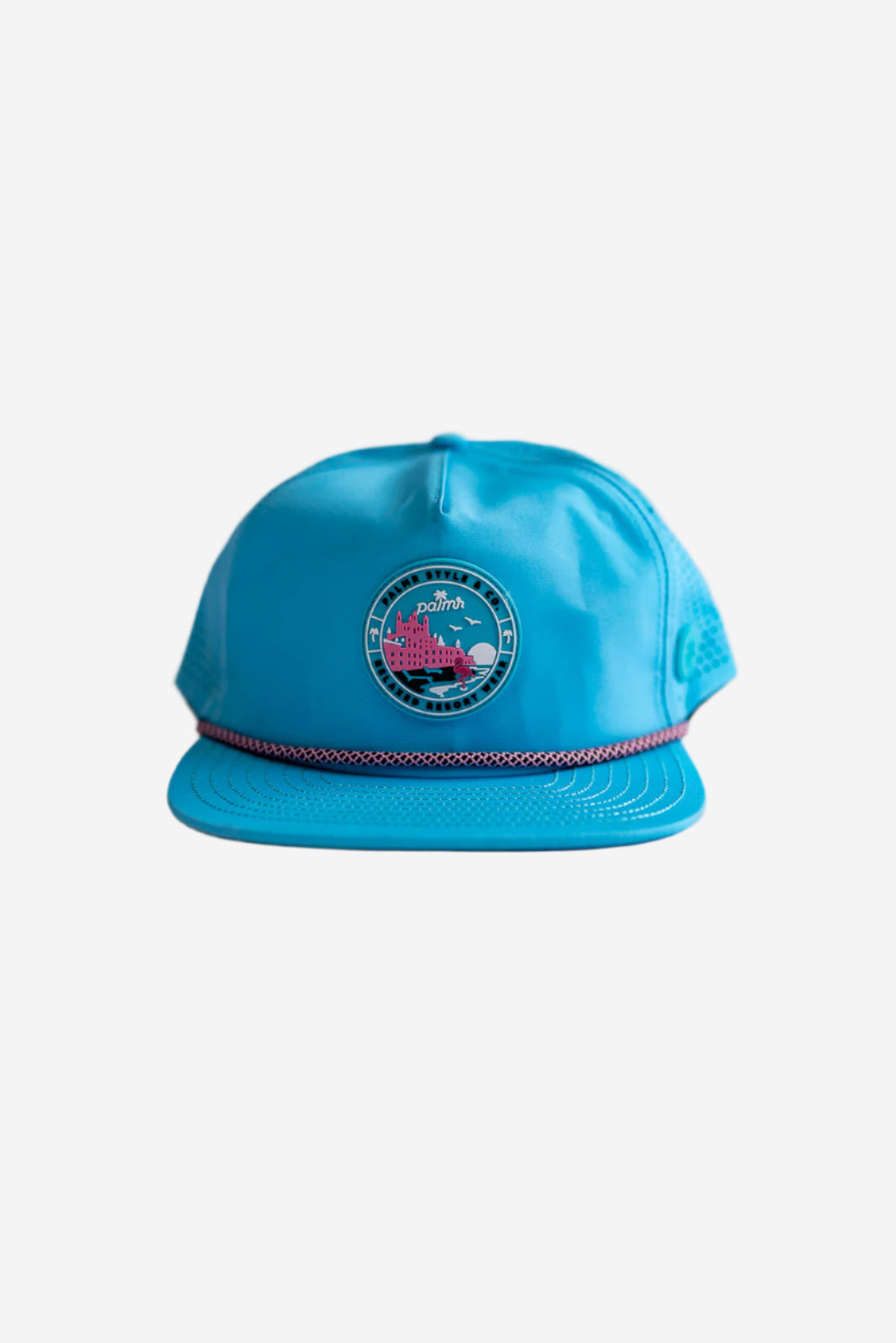 Palmr Style Blue Crush Rope hat kids palm tree snapback resort wear selfcare