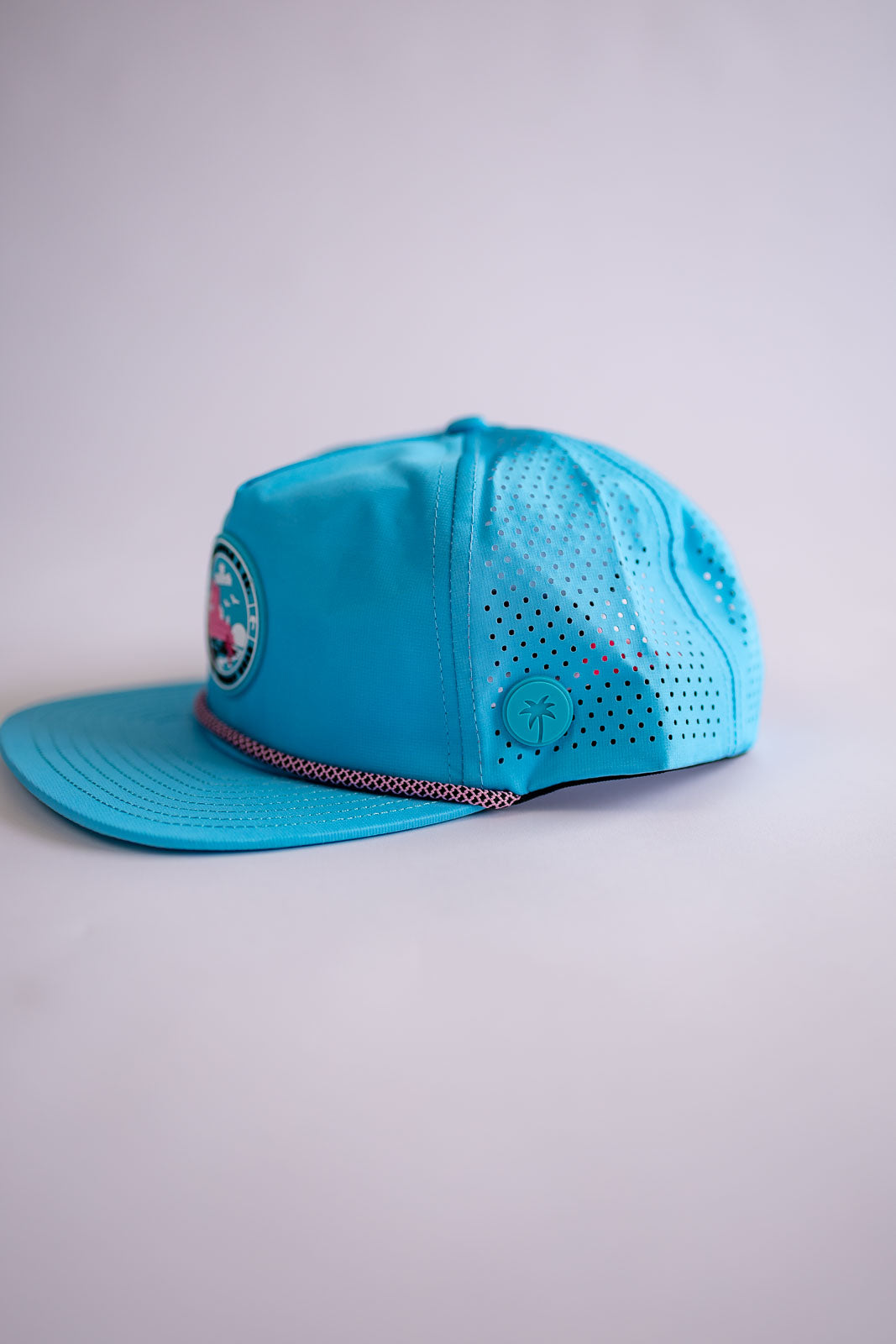 Palmr Style Blue Crush Rope hat kids palm tree snapback resort wear selfcare