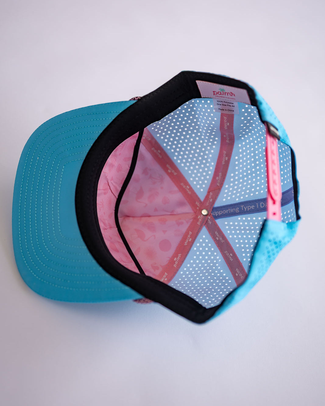 Palmr Style Blue Crush Rope hat kids palm tree snapback resort wear selfcare