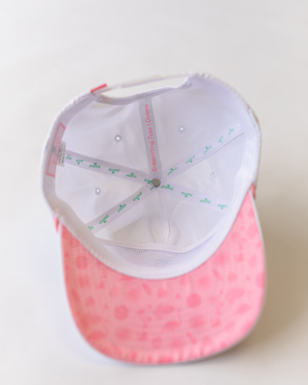 Palmr Style Easy Breezy White Nylon Rope hat palm tree snapback resort wear self-care