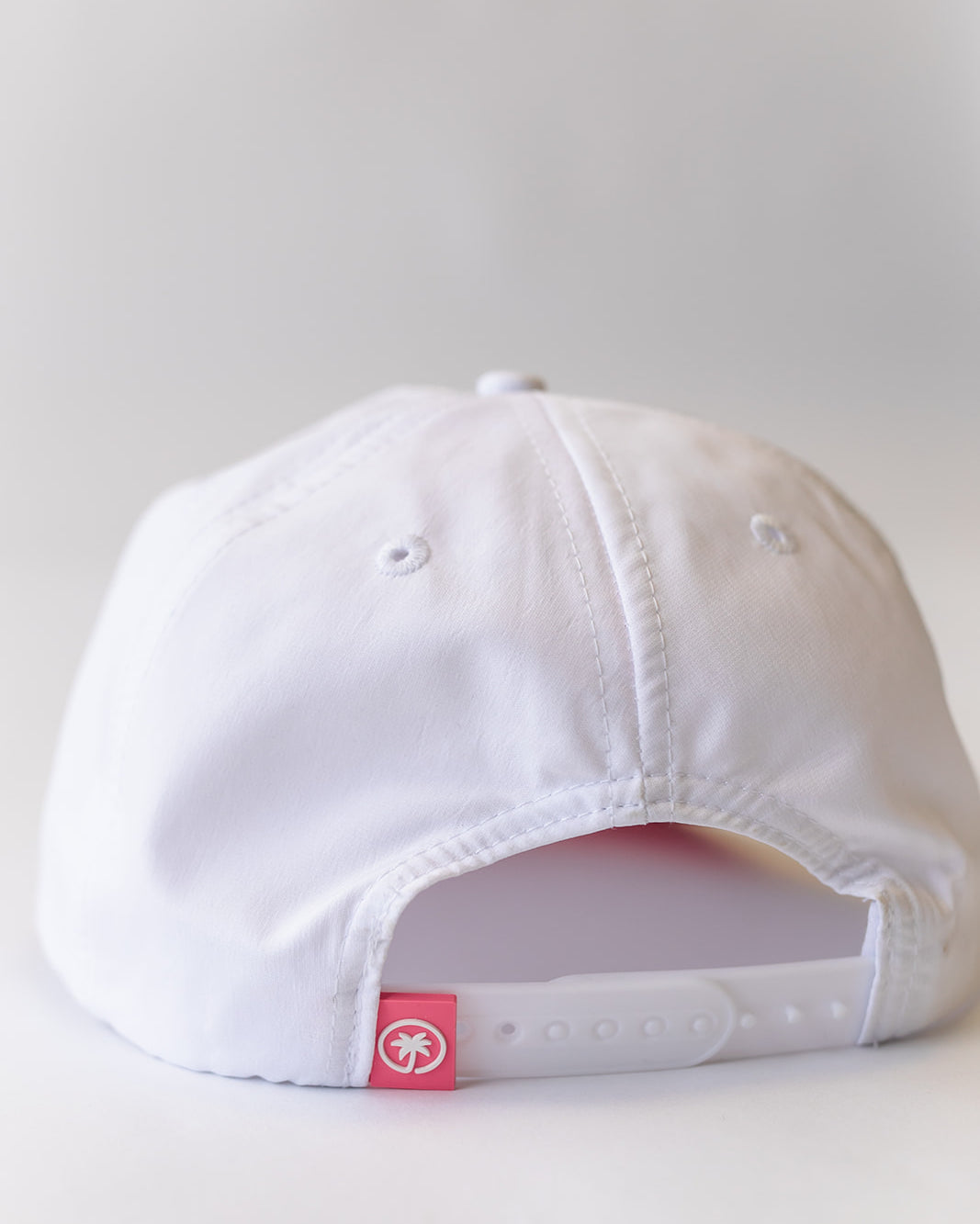 Palmr Style Easy Breezy White Nylon Rope hat palm tree snapback resort wear self-care