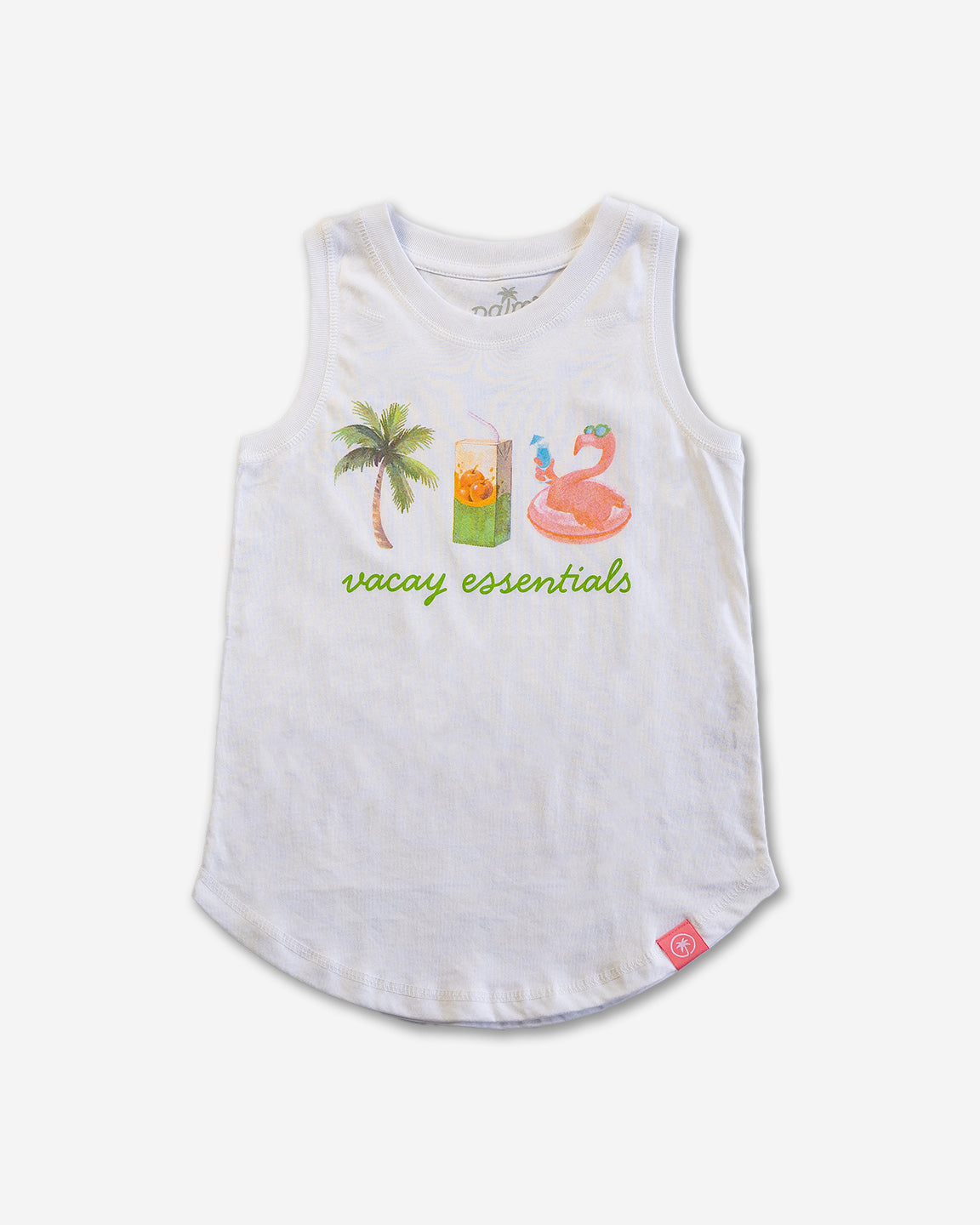 Palmr Style Girls Vacay Essentials Tank Palm Tree Resort Wear Selfcare T1D