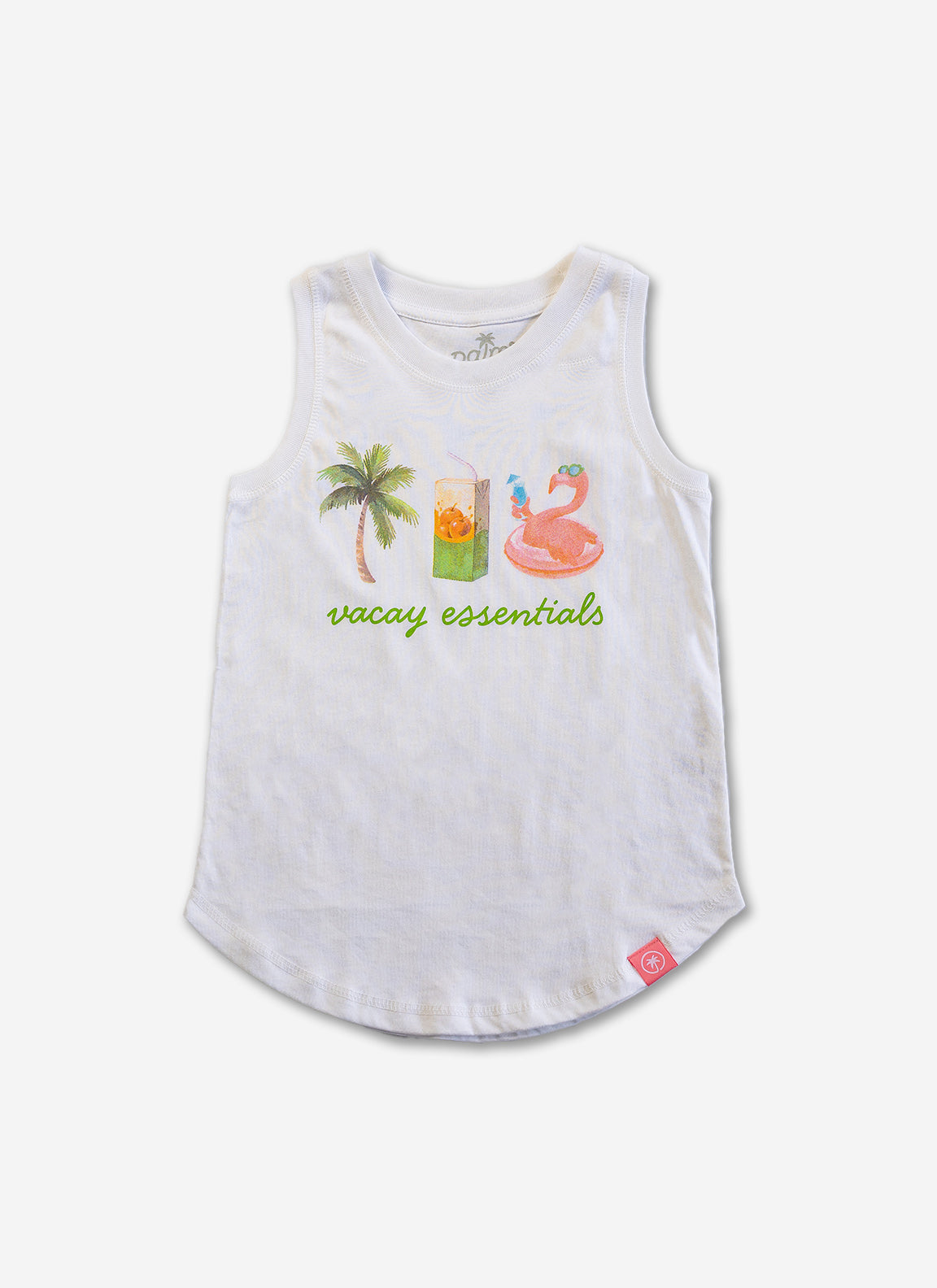 Palmr Style Girls Vacay Essentials Tank Palm Tree Resort Wear Selfcare T1D