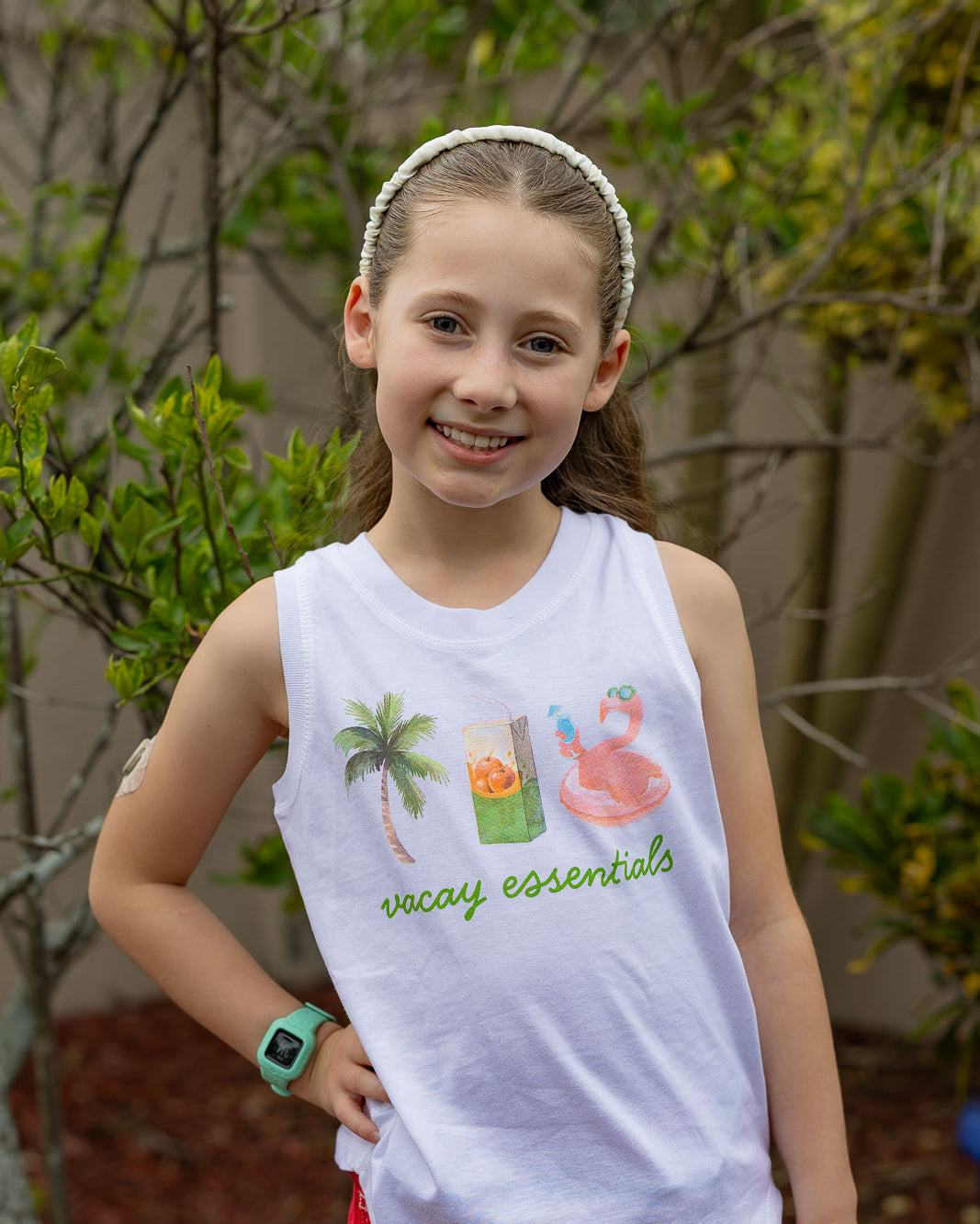 Palmr Style Girls Vacay Essentials Tank Palm Tree Resort Wear Selfcare T1D