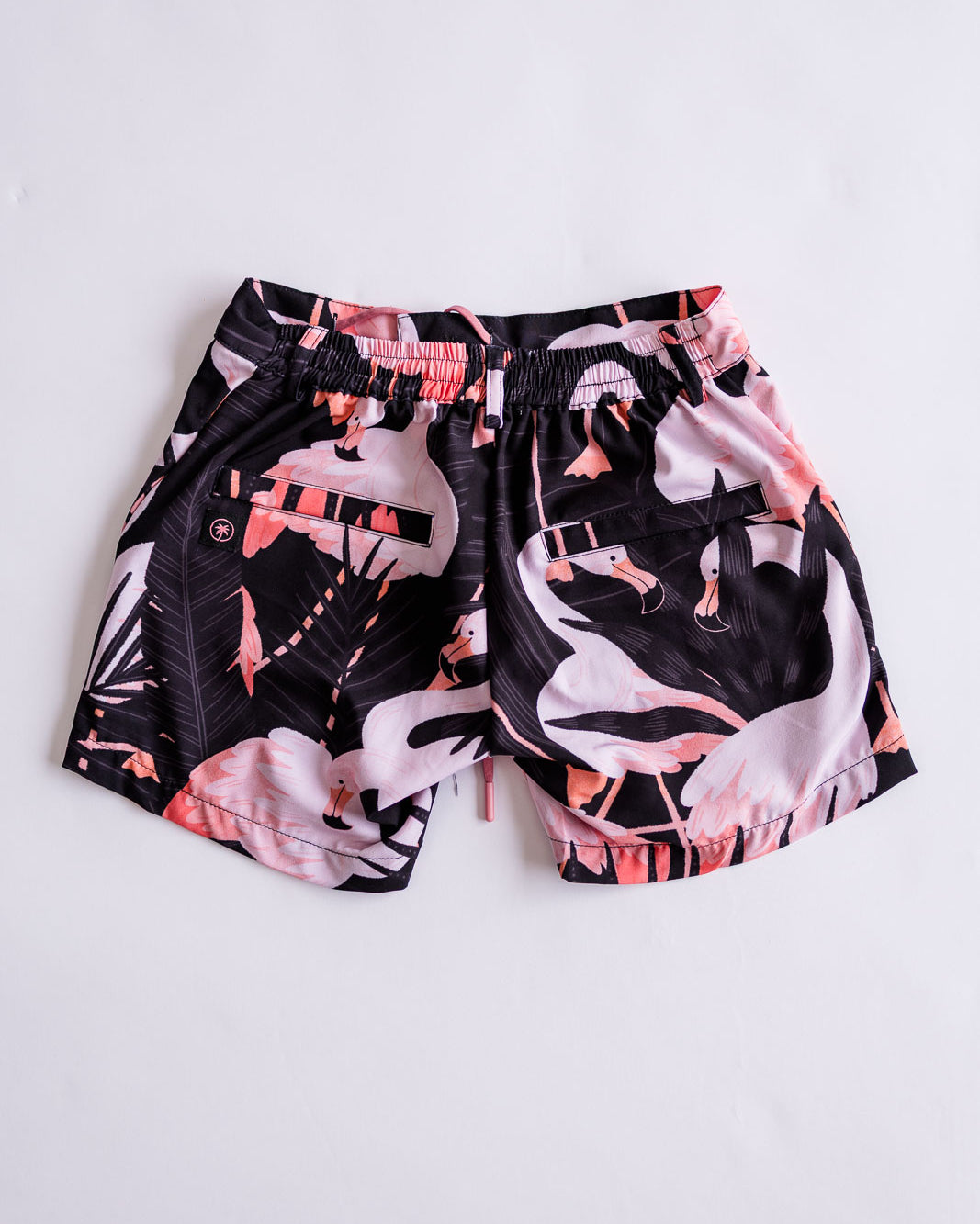 Palmr Style Kids Boys Night Flamingo Hybrid Swim Shorts boardshorts beach Resort wear Self-Care
