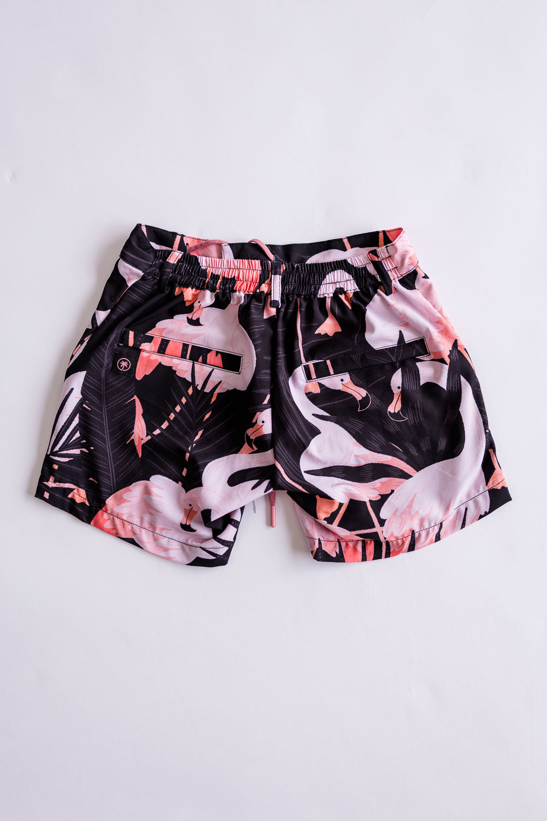 Palmr Style Kids Boys Night Flamingo Hybrid Swim Shorts boardshorts beach Resort wear Self-Care